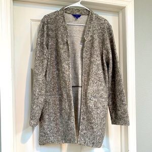 Apt. 9 grey oversized blazer sweater medium